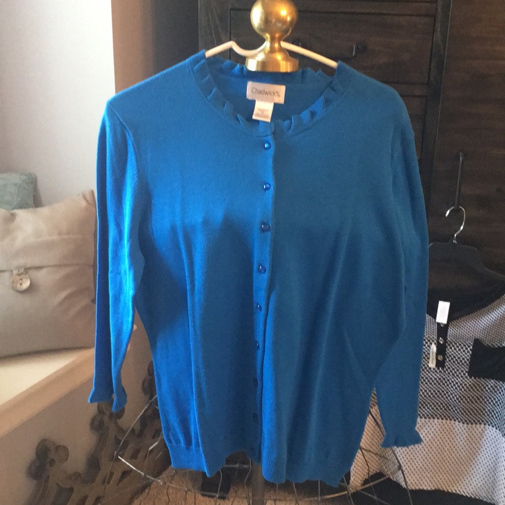 Ladies lightweight 3/4 sleeve sweater